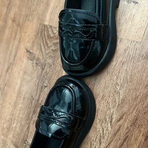 Classic Black Kids Loafers